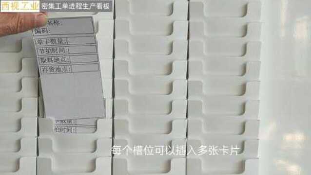 西视工业密集排排盒工单管理看板使用演示