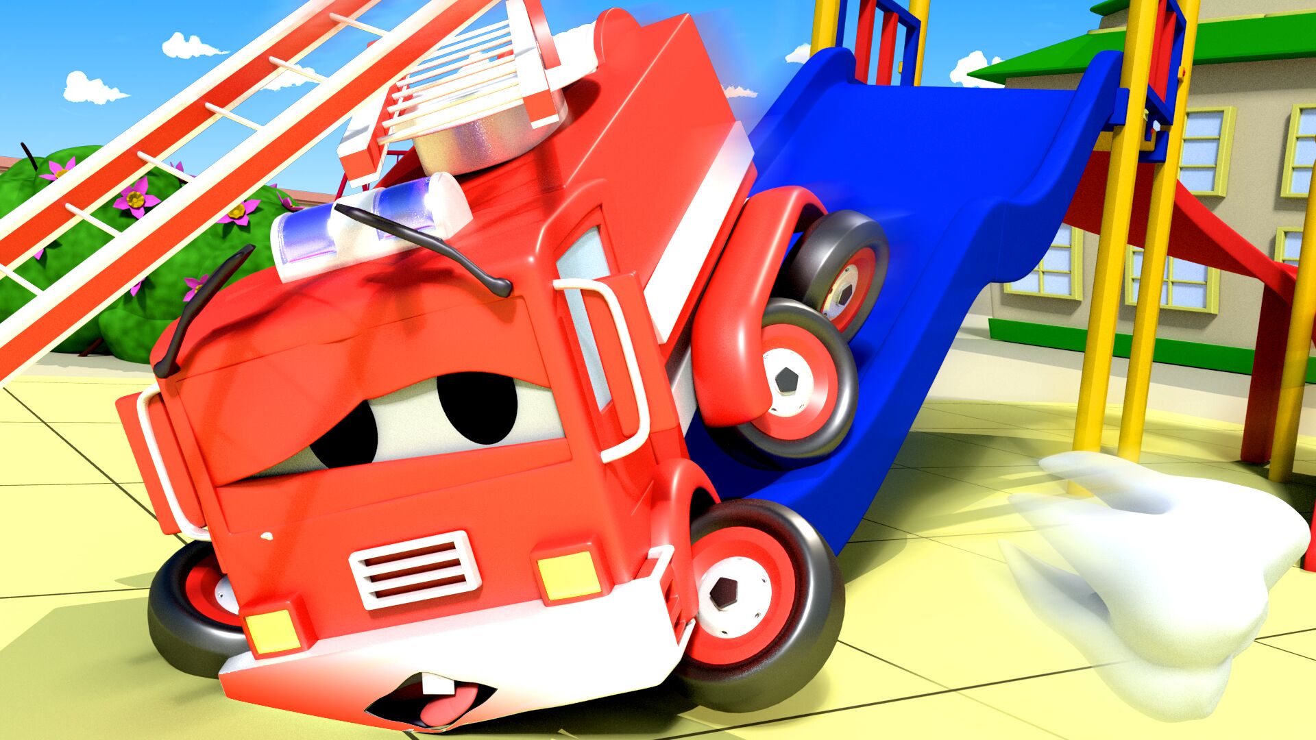 汽车城之救护车安柏第14集小弗兰克开始换牙了