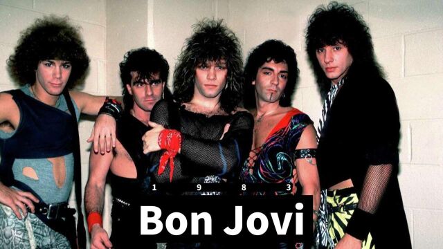 邦ⷤ𙔧𛴮ŠBon Jovi乐队正式成立