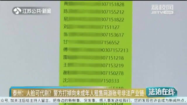 人脸可代刷?警方打掉向未成年人租售网游账号非法产业链:涉案金额50余万