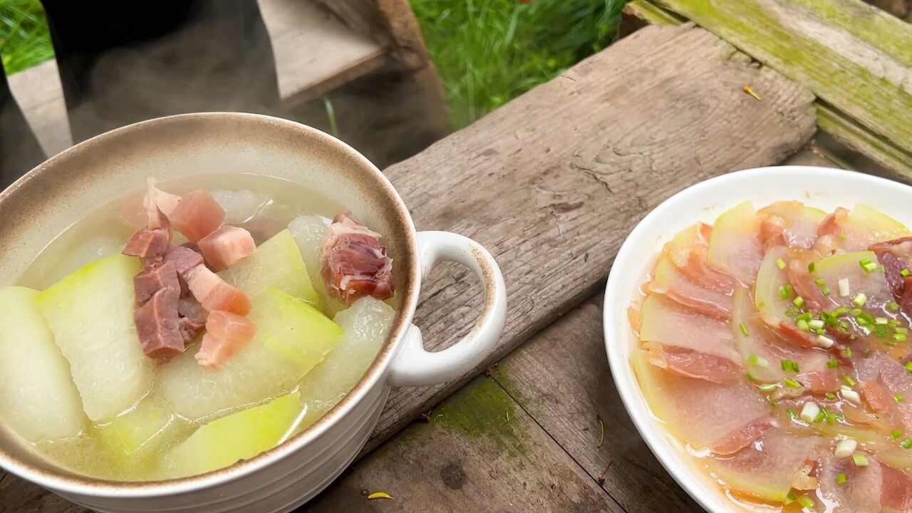 冬瓜是個寶四季離不了,搭配火腿蒸一蒸,營養美味又健康