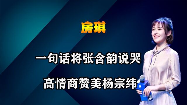 两次高考三本毕业央视辞职,将张含韵说哭后爆火,房琪是怎么做到的