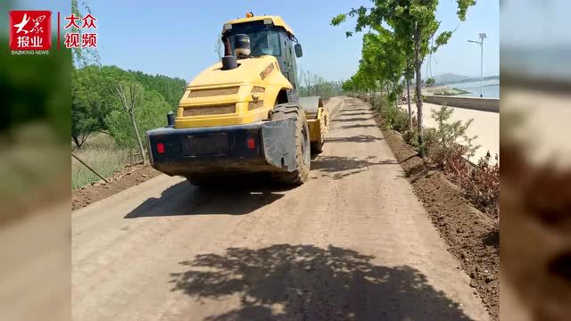 |东平金山坝迎汛除险工程建设跑出加速度