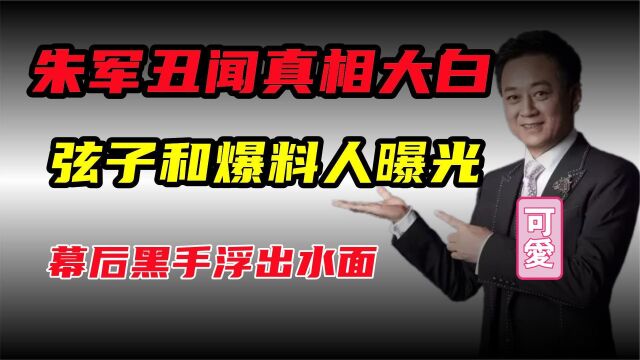 朱军事件迎来大结局!揭开弦子身份及幕后推手,真实目暴露