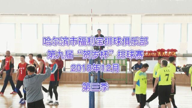 哈尔滨市福利宝排球俱乐部第九届“贺岁杯”排球赛