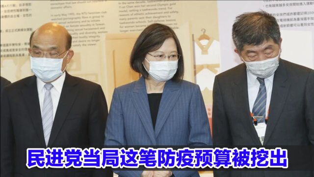 2314万新台币!民进党当局这笔防疫预算被挖出,成果呢?