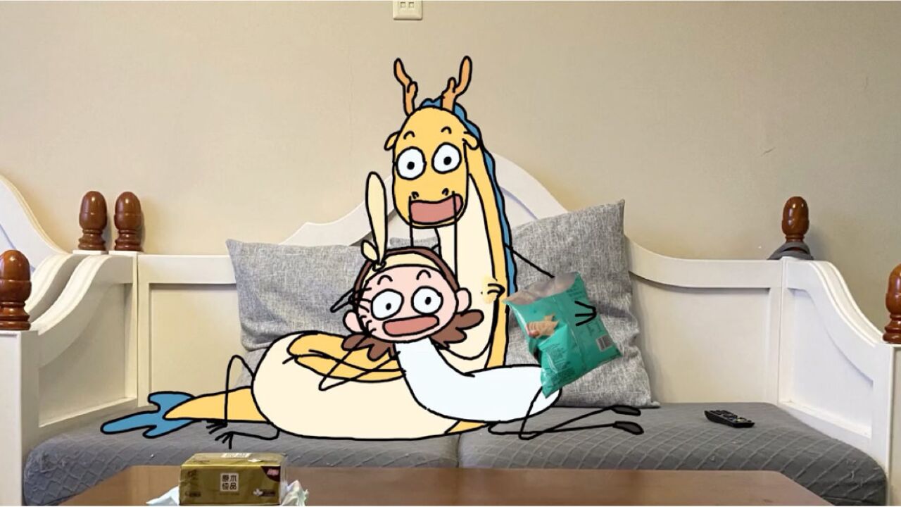 一个家里总有一个人要写作业，一个不行就两个！_高清