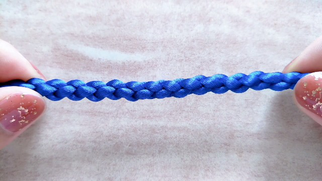 四股绳编织方法,绳结技巧,手工编绳教程.