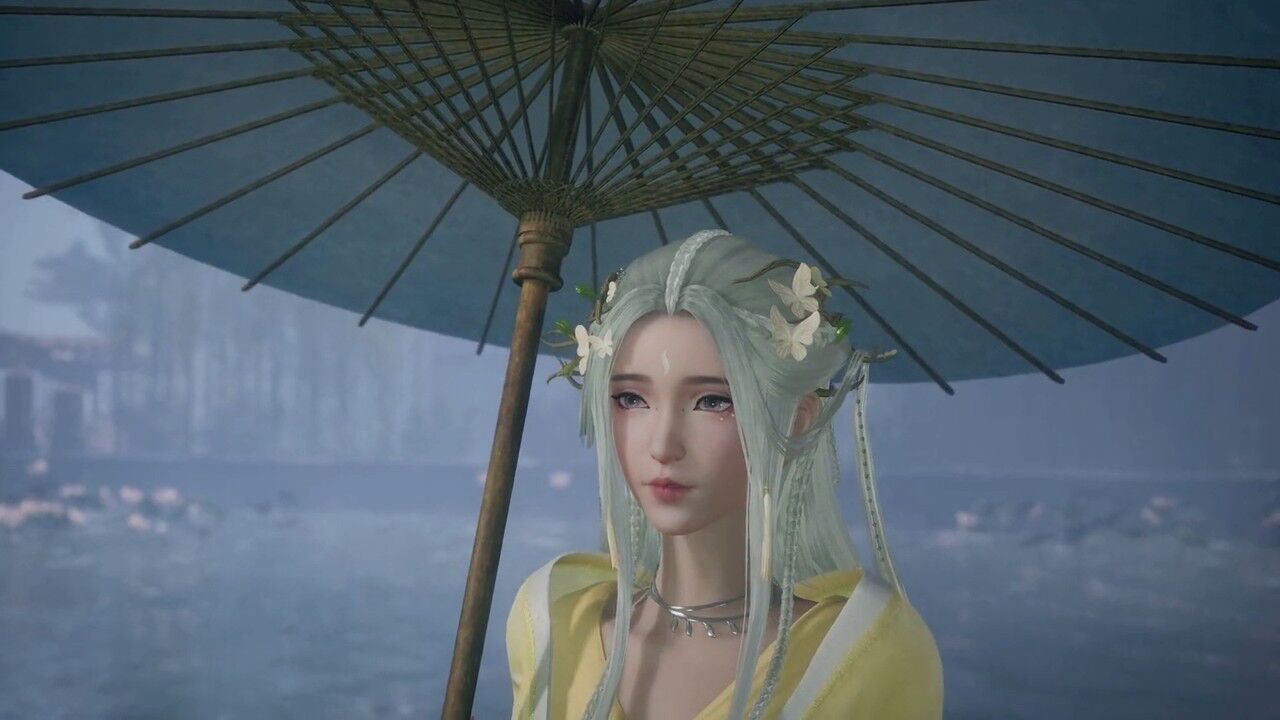 美丽聪慧的国漫美女白冰岚上线#一袭黄衣之主