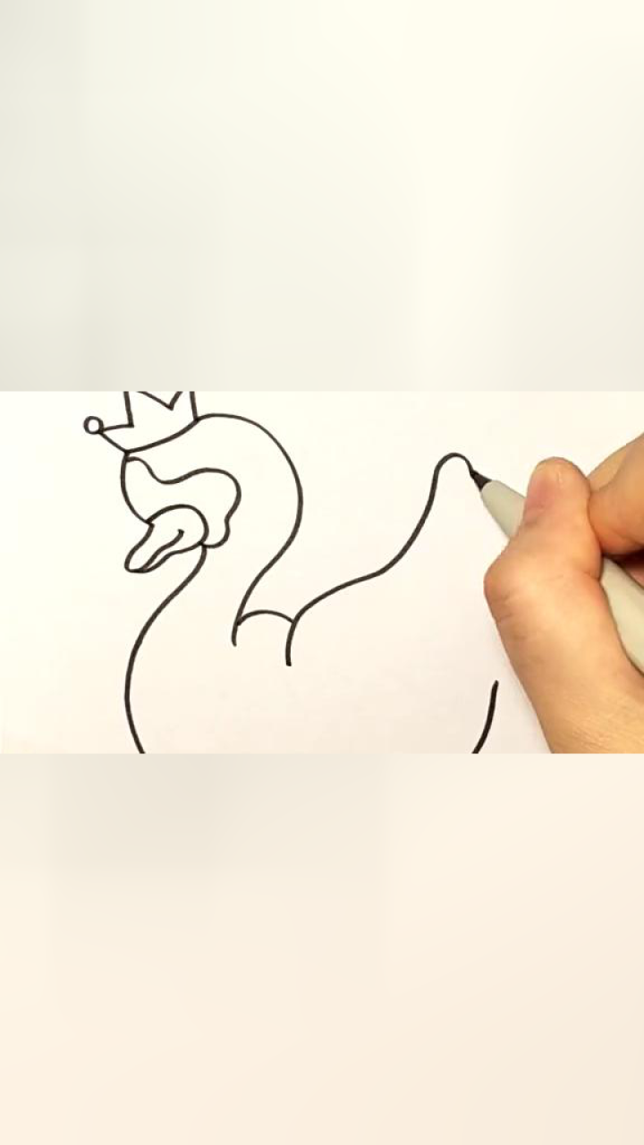 画一只骄傲的天鹅公主_腾讯视频