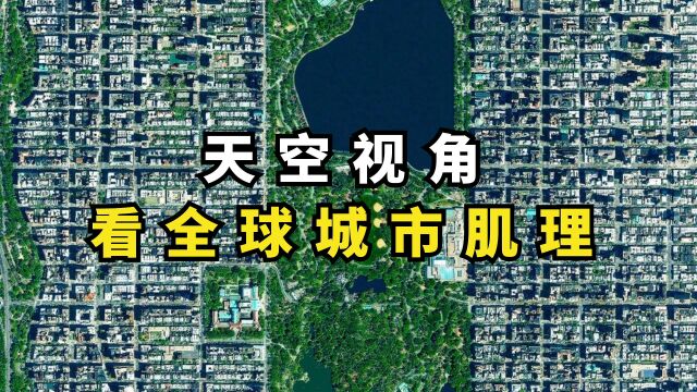 天空视角看全球城市规划肌理