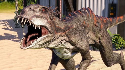 蝎暴龙 vs 高棘龙 - 侏罗纪世界：进化2 电影级场面特效