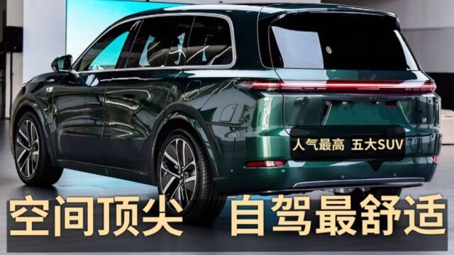 中大型SUV“人气王”,卖得最好的五大SUV,空间顶尖,气场十足