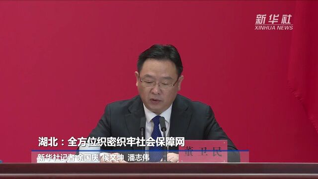 中国这十年ⷧ𓻥ˆ—主题新闻发布|湖北:全方位织密织牢社会保障网