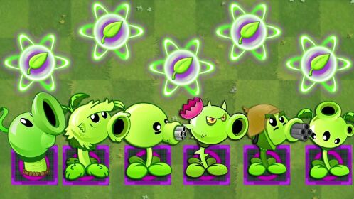 植物大战僵尸2:六种豌豆射手vs恐龙博士!五秒钟,能否秒杀僵博