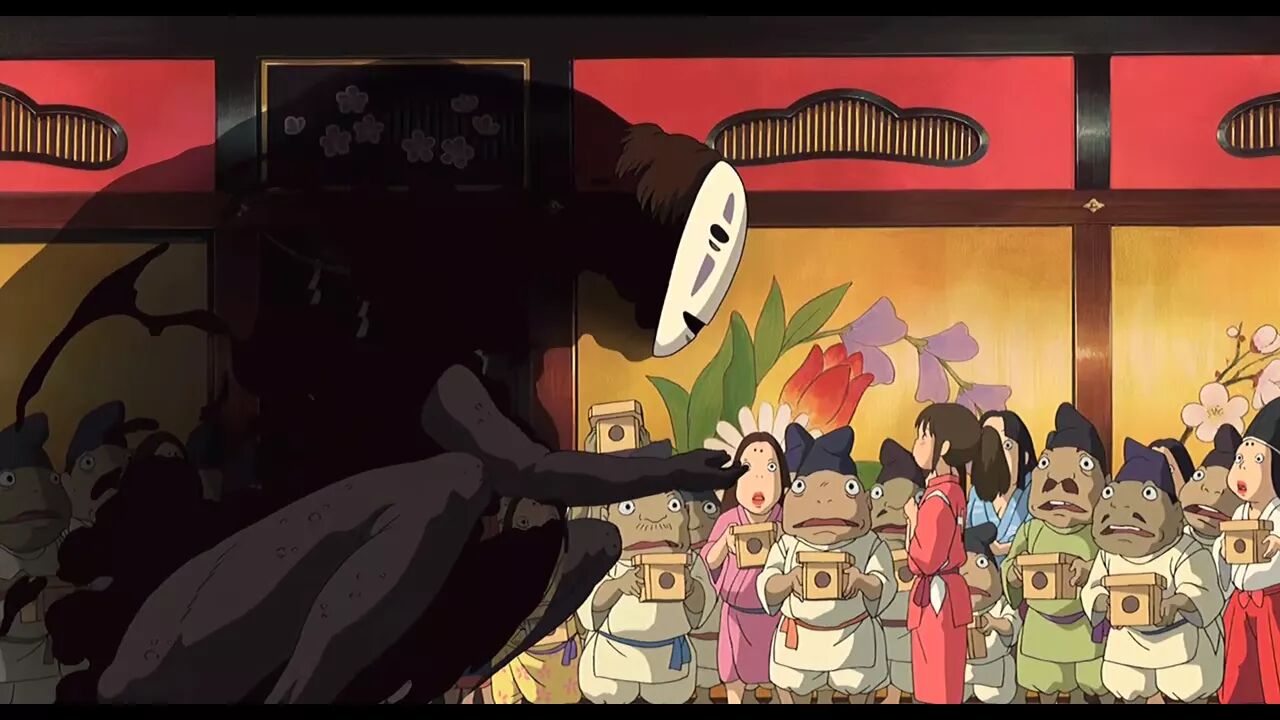 无脸男要给千寻好多好多金子