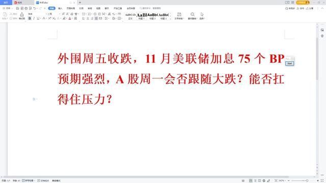 外围周五大幅收跌,美联储11月加息预期强烈,A股周一能否顶得住 #证券 #股民 #交易 #上证指数 #大盘