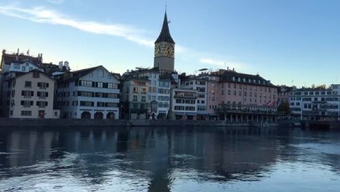 瑞士苏黎世步行游4K 60fps-美丽的瑞士城市。#唐加文#