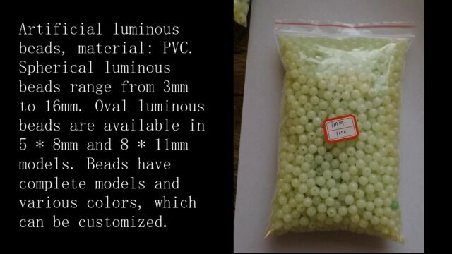 Artificial luminous beads