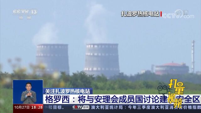 格罗西:将与联合国安理会成员国讨论建立安全区