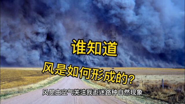 关注我不迷路!百科小课堂开课啦!风是如何形成的?