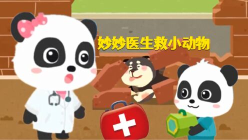 【小布丁】宝宝巴士：妙妙医生帮助受伤的小动物