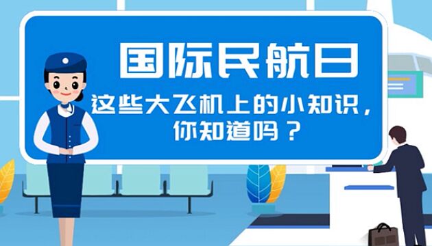 国际民航日 | 这些大飞机上的小知识,你知道吗?