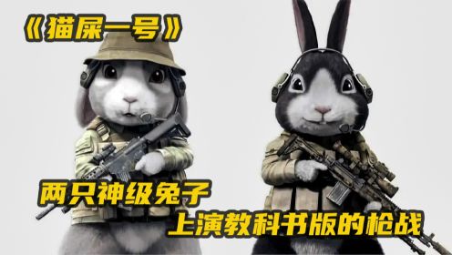 《猫屎一号》又萌又帅，两只兔子上演教科书级的枪战