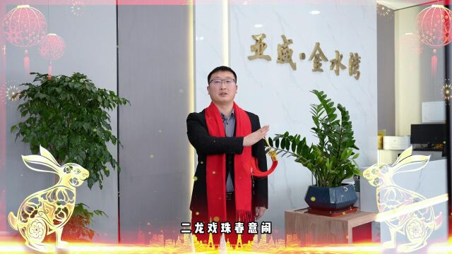 卢氏亚威金科置业有限公司给全县人民拜年啦!