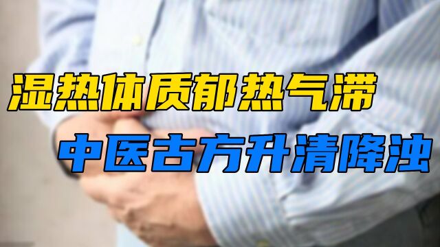 湿热体质,郁热气滞,中医古方升降散升清降浊