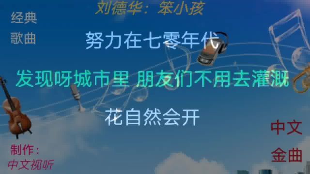 刘德华《笨小孩》,中文视听之经典华语金曲