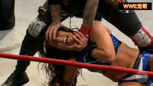 TNA男女混合摔角：泰沙布兰查德被三个男子选手打