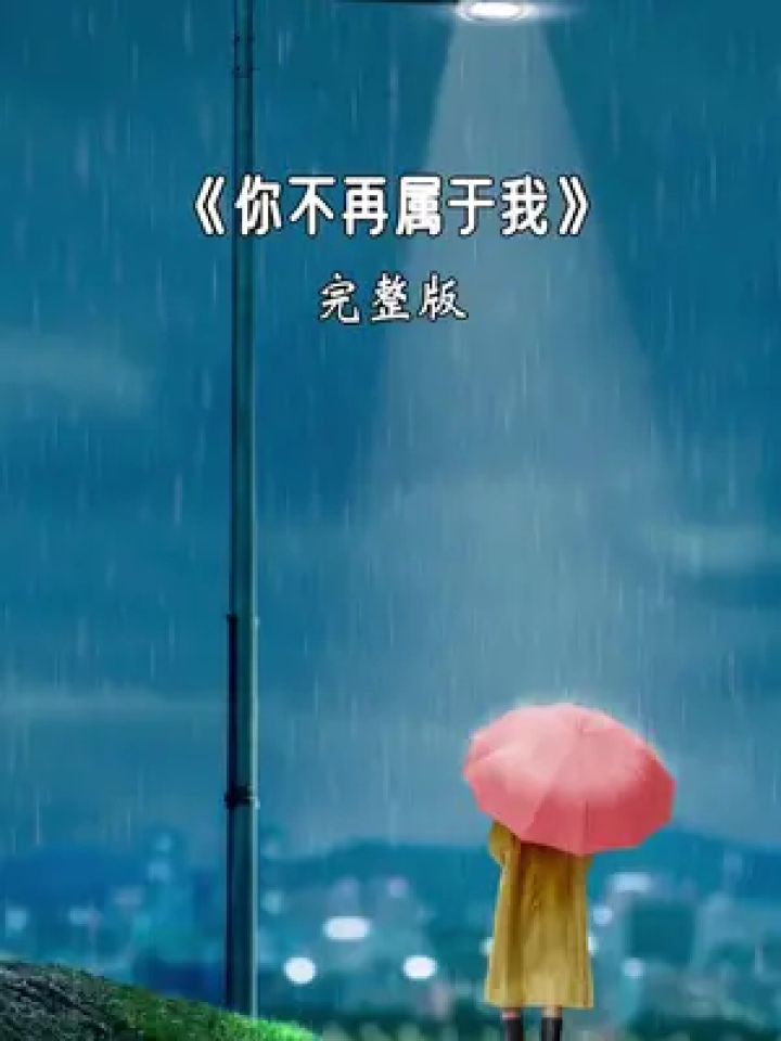 你不再属于我 #音乐分享 #伤感音乐