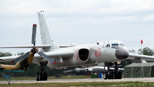中国95吨重型大飞机，深入俄罗斯执行任务，无码高清实拍，真漂亮