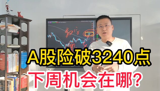 A股险破3240点,北向资金停止加仓,下周短线机会在哪?