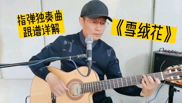 《雪绒花》吉他指弹独奏曲,新手进阶练习曲特别推荐