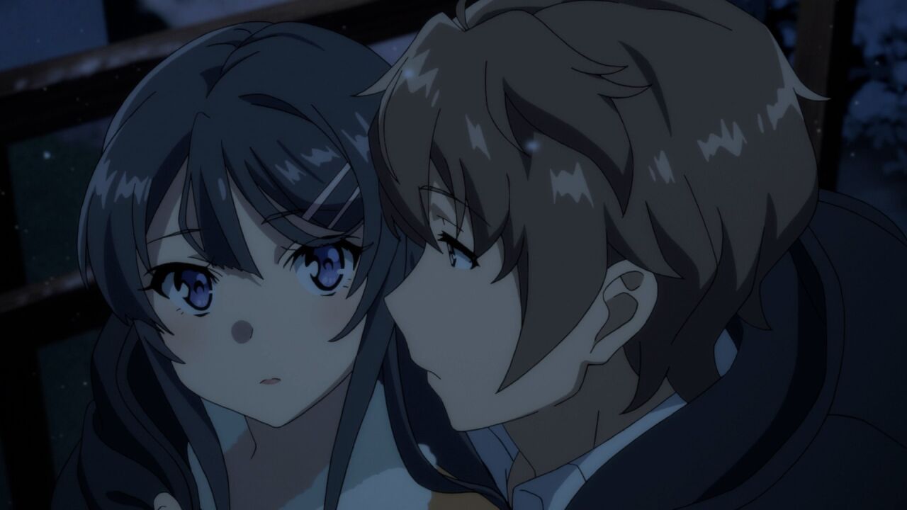 麻衣学姐与咲太夜里约会,让咲太闭上眼睛,这是不是要亲亲