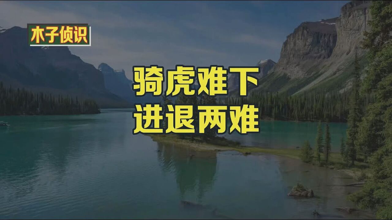 骑虎难下的图片图片