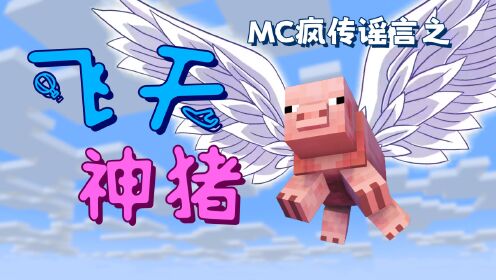 MC群疯传小猪灵竟无法长大是真是假?玩家骑猪可以自由飞翔!_高清1080P在线观看平台_腾讯视频
