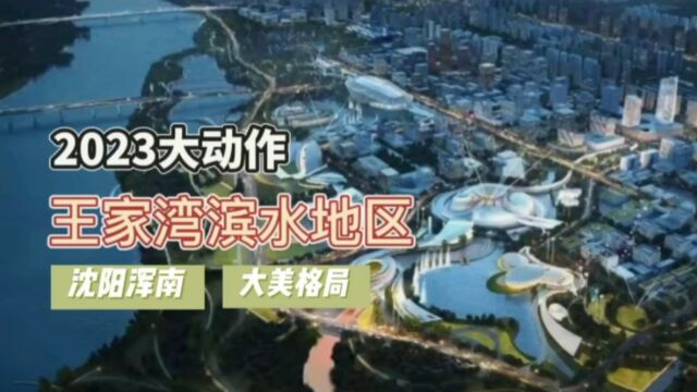 2023大动作,王家湾滨水地区,沈阳浑南又一大美格局