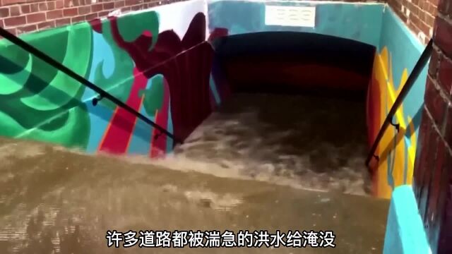 “听到水声时,洪水就已经将街道淹没”!美印遭遇特大暴雨