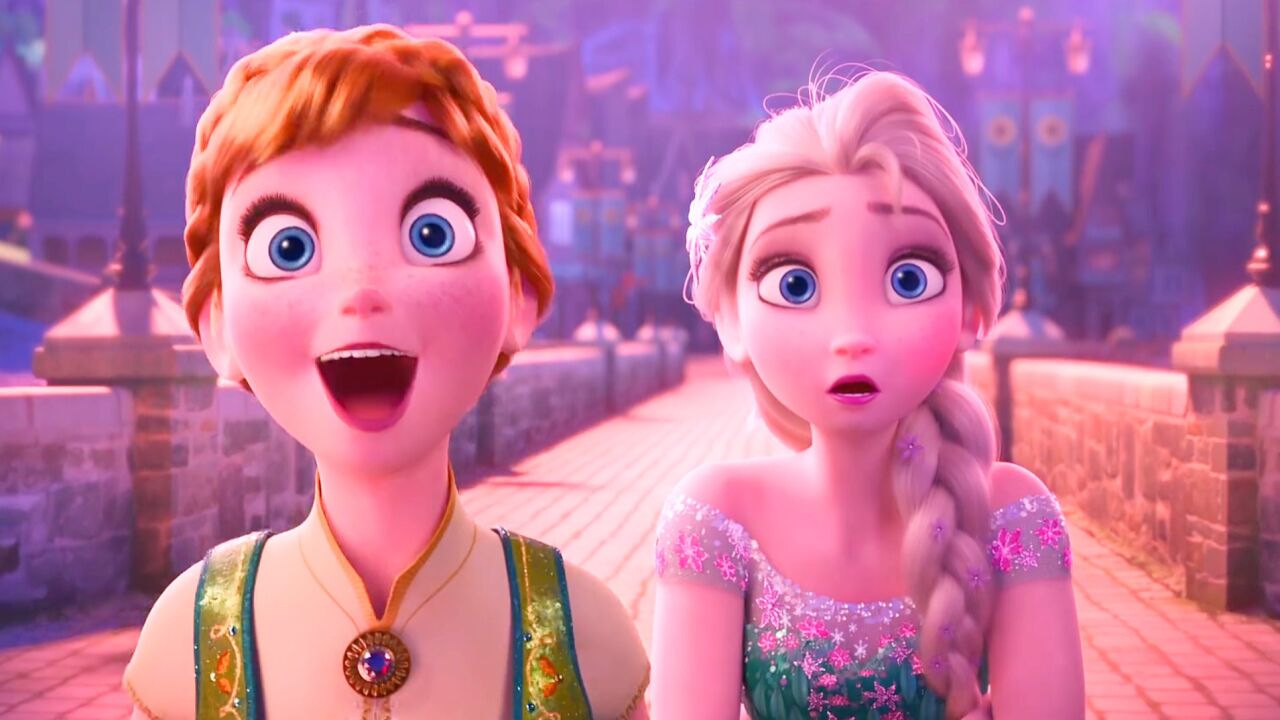 安娜公主的生日,姐姐艾莎送的礼物拿到手软《冰雪奇缘生日惊喜》