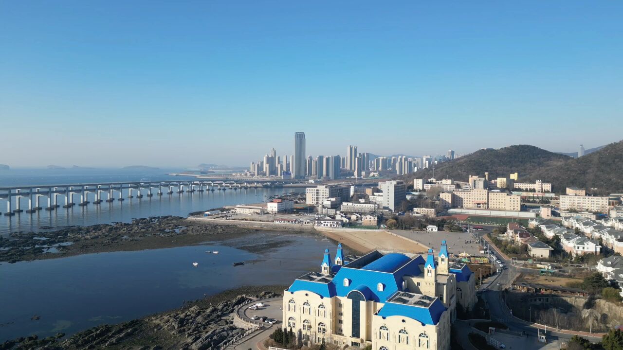 大连黑石礁地质公园航拍,景色太美了