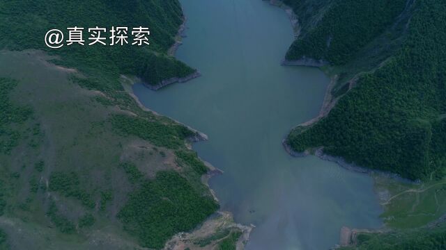 航拍大秦岭27:天池冶海,甘肃省甘南藏族自治州临潭县冶力关