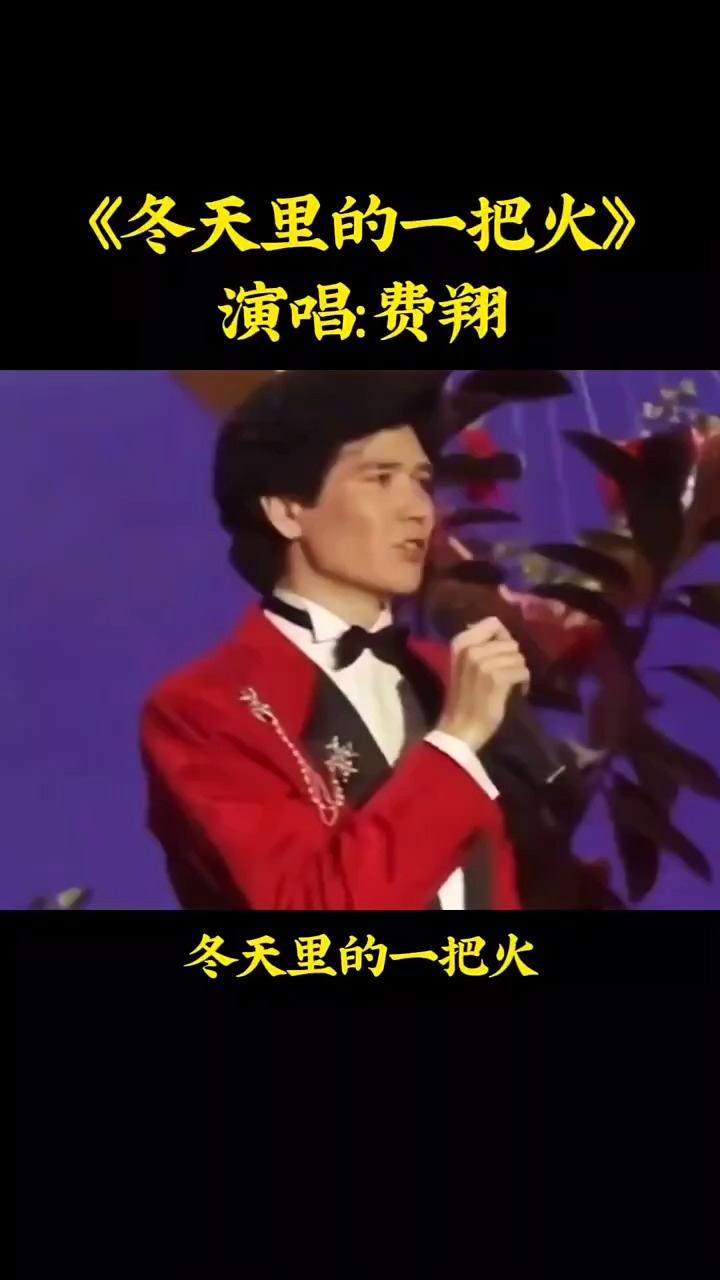 一代人的回忆,1987年春晚,费翔一首《冬天里的一把火》火遍全国!