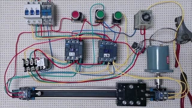 小车自动延迟返回控制线路接线方法#零基础学电工 #电气控制 #电工知识