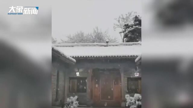 新安县发布暴雪橙色预警,降雪量19毫米居地市第一