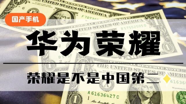 川叫兽:荣耀超过小米,排名中国第二?希望国产手机越来越好,尤其是华为