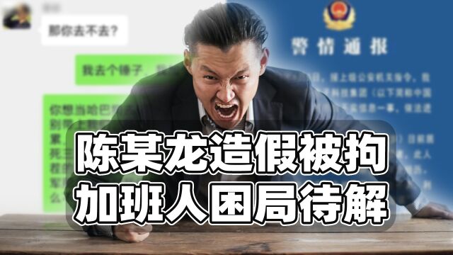 陈某龙造假被拘后,加班人困局何解?解析文化法律问题