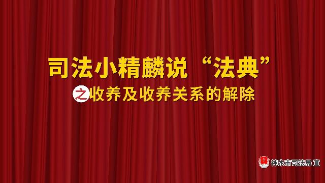 司法小精麟说“法典”之收养及收养关系的解除